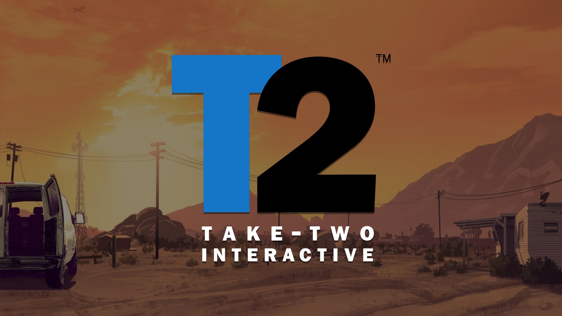 Take-Two Interactive Cover Take-Two Interactive logo with a background