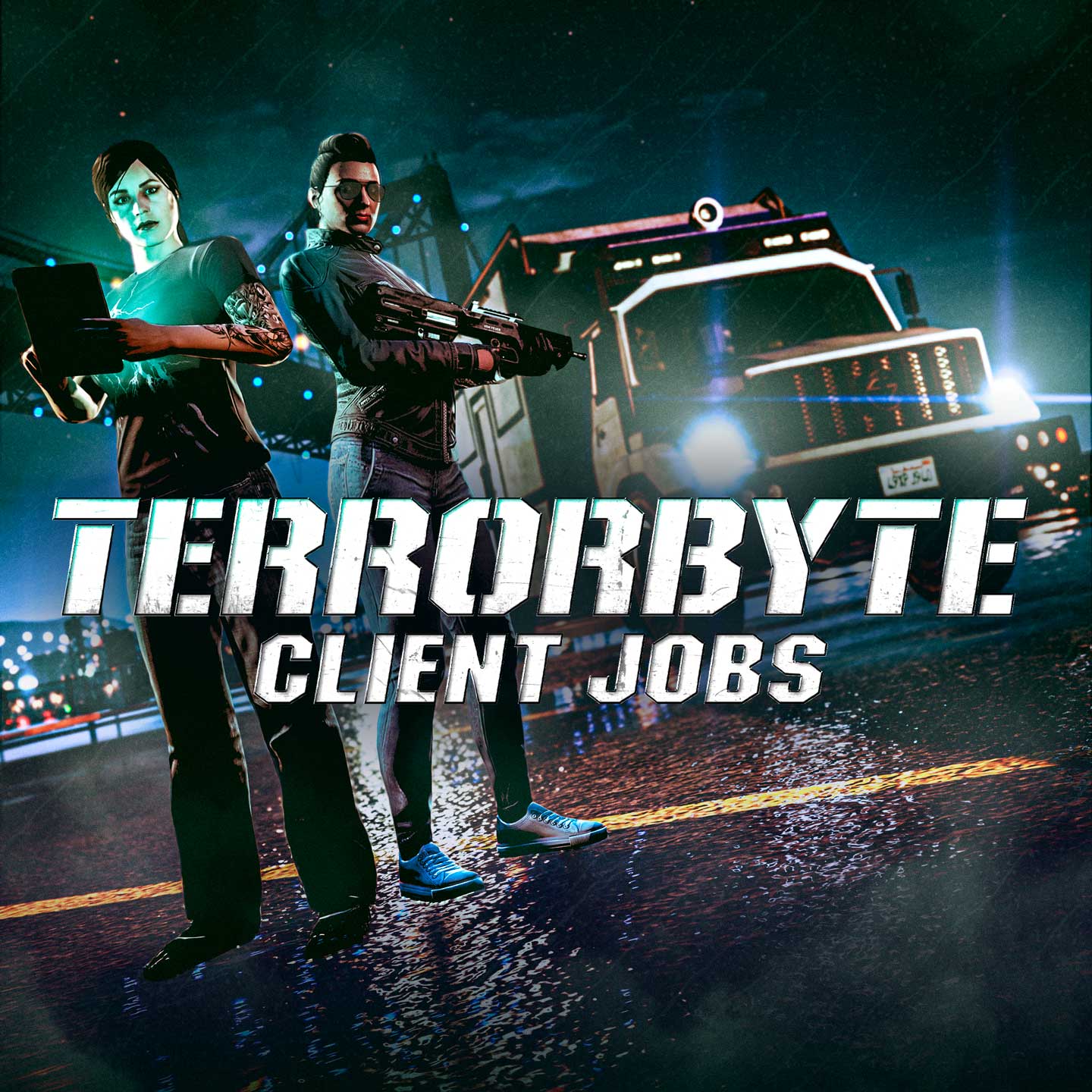 Terrorbyte Client Jobs Promotional poster for Terrorbyte Client Jobs in GTA Online.