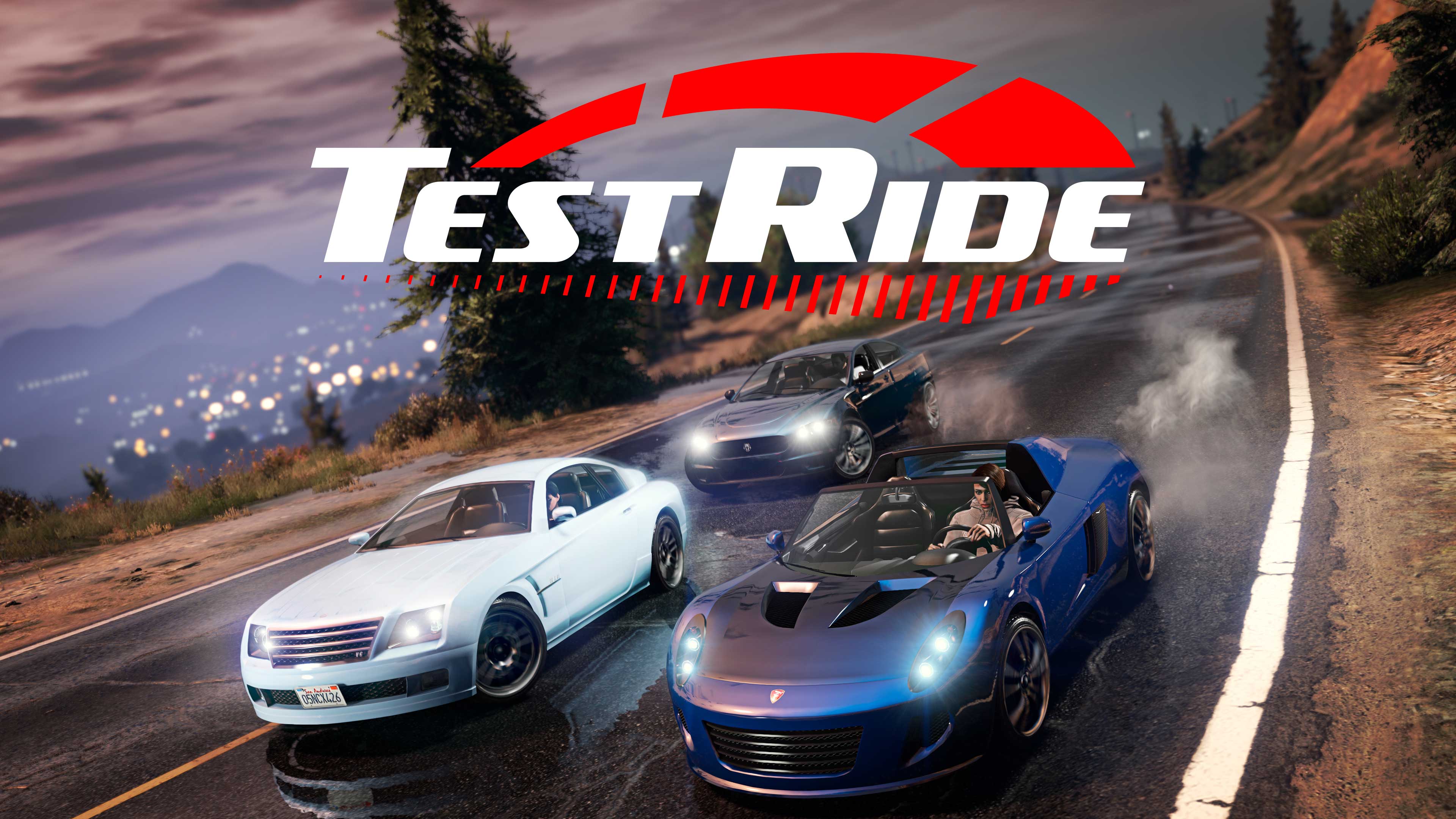 Test Ride Poster for Test Rides in GTA Online.