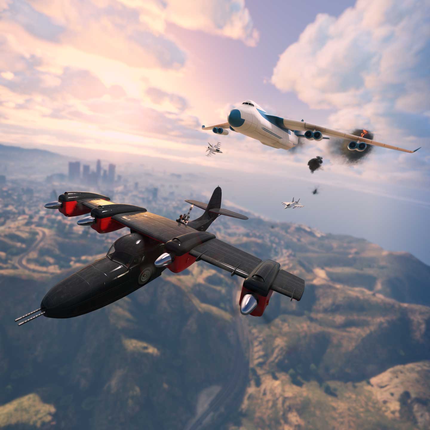 FIB Files Screenshot of an FIB Files Mission in GTA Online.