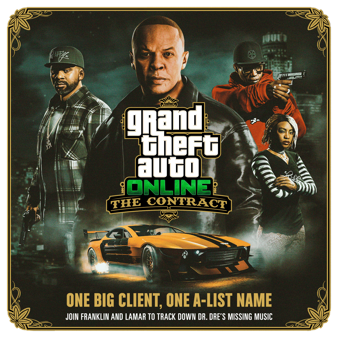 The Contract Artwork of GTA Online: The Contract.
