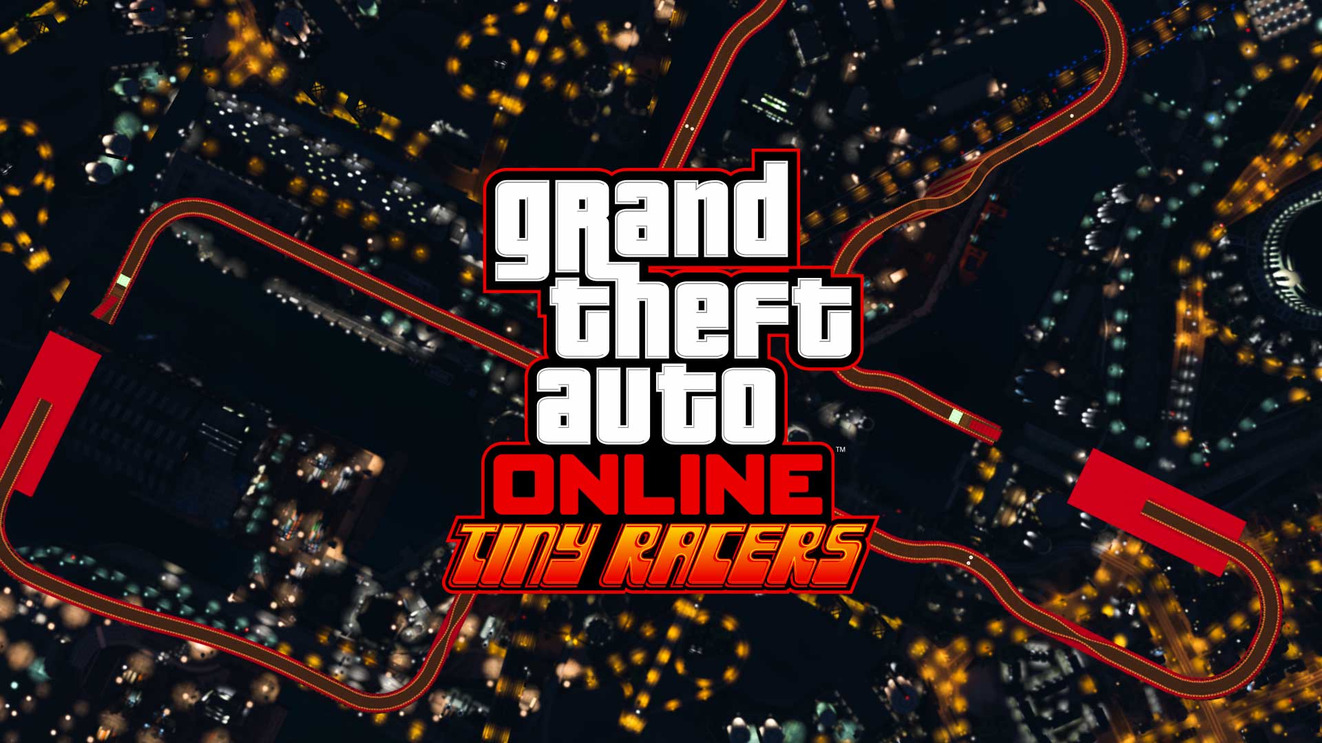 Tiny Racers Adversary Mode Promotional poster for Tiny Racers Adversary Mode in GTA Online.