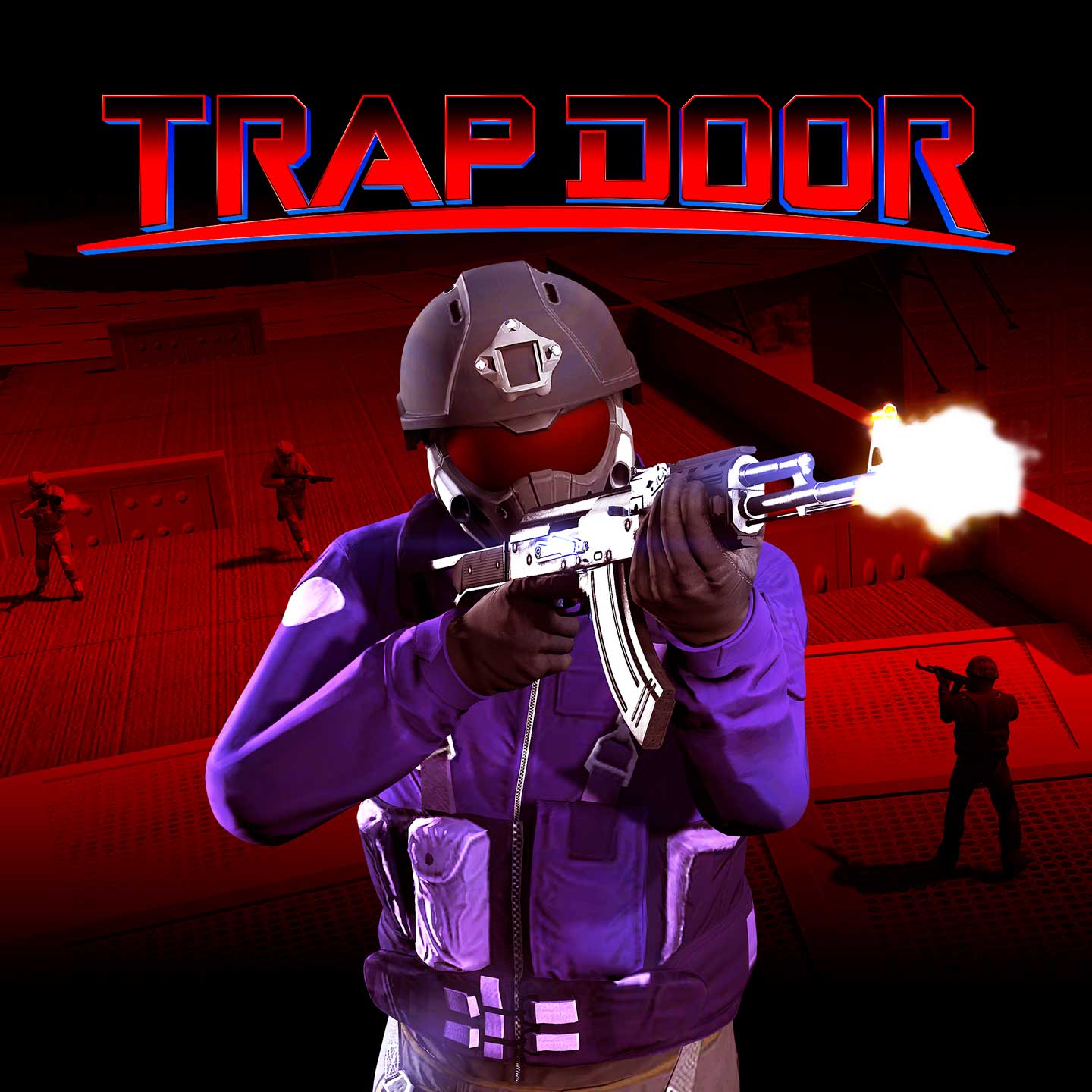 Trap Door Adversary Mode Promotional poster for Trap Door Adversary Mode in GTA Online.