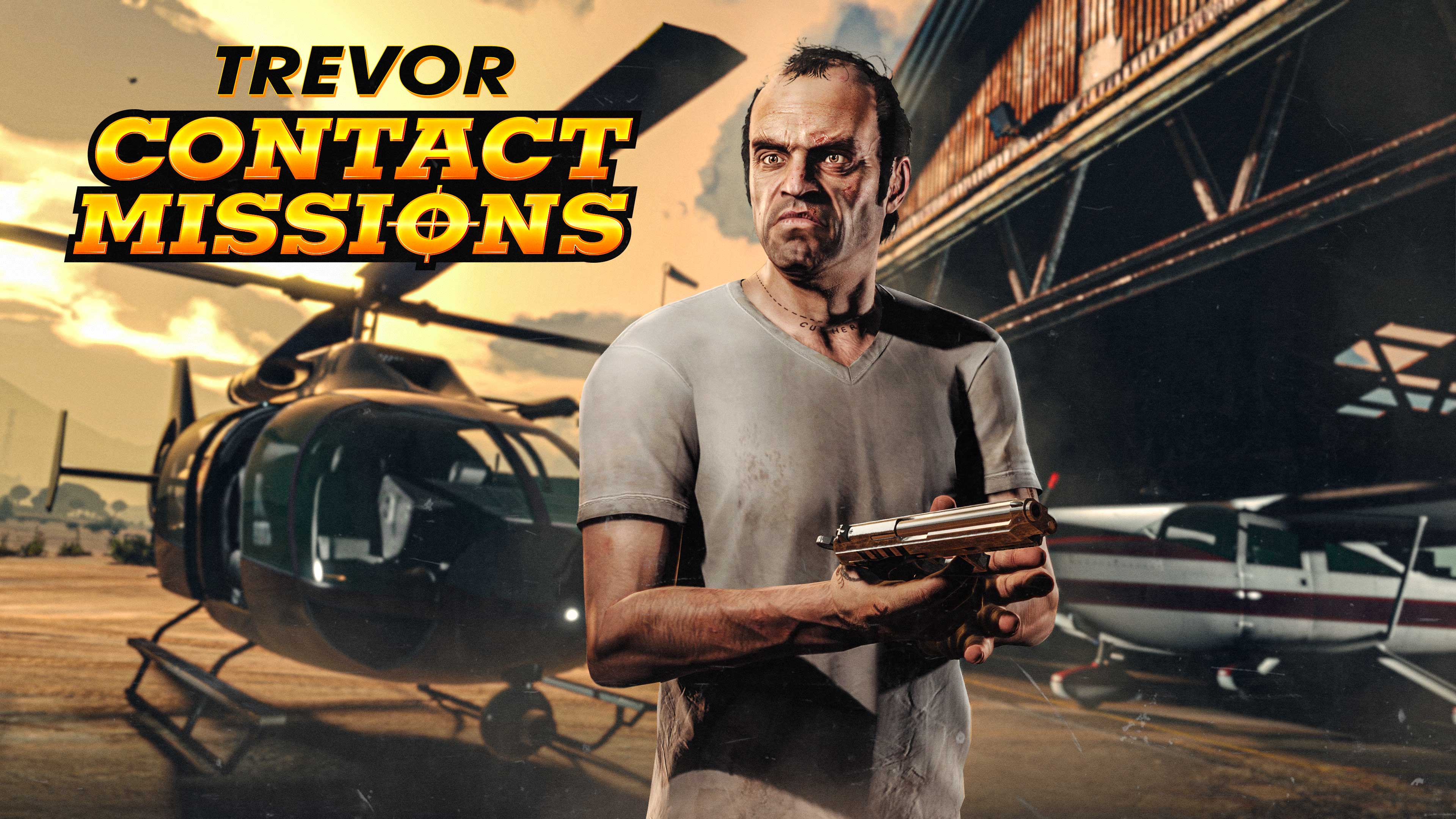 Trevor Contract Mission Poster for Trevor Contract Missions in GTA Online.