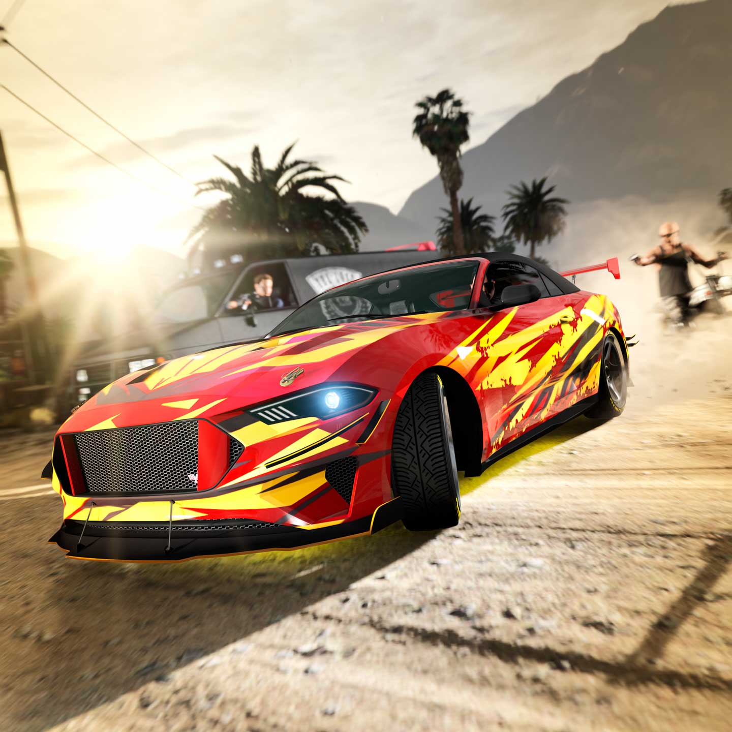 Vapid Dominator GT Screenshot of a Vapid Dominator GT in GTA Online.