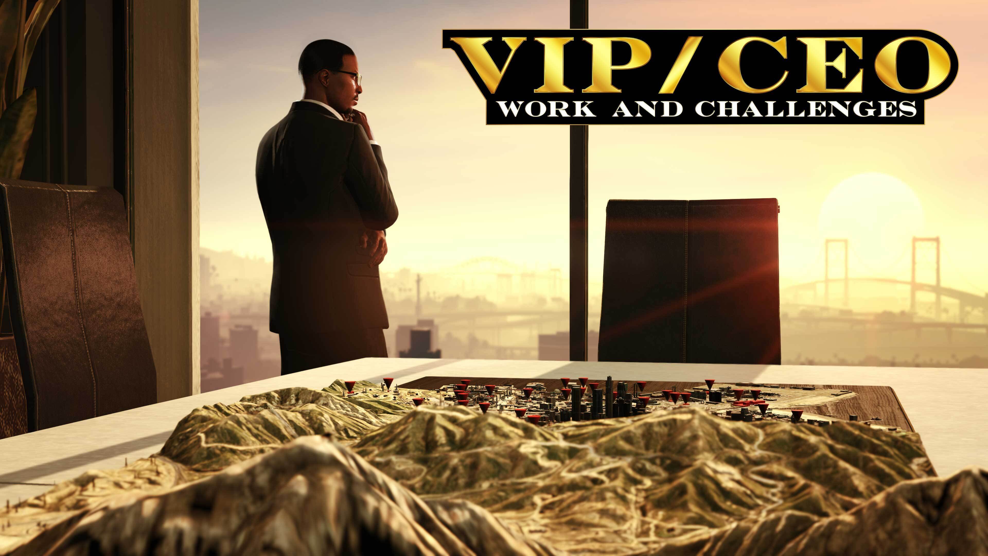 Poster for VIP/CEO Work & Challenge in GTA Online.
