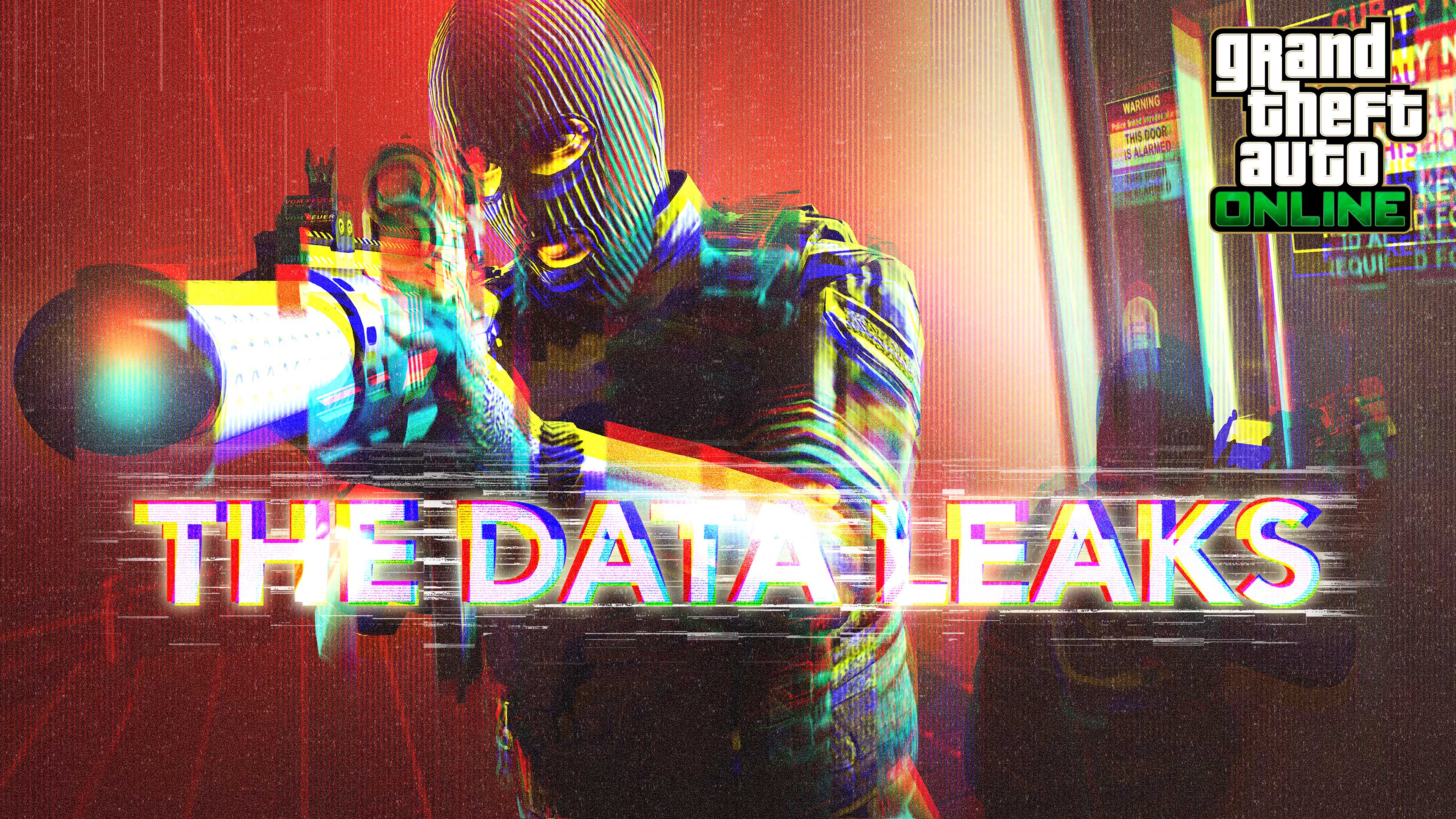 The Data Leaks Promotional poster for The Data Leaks missions in GTA Online.