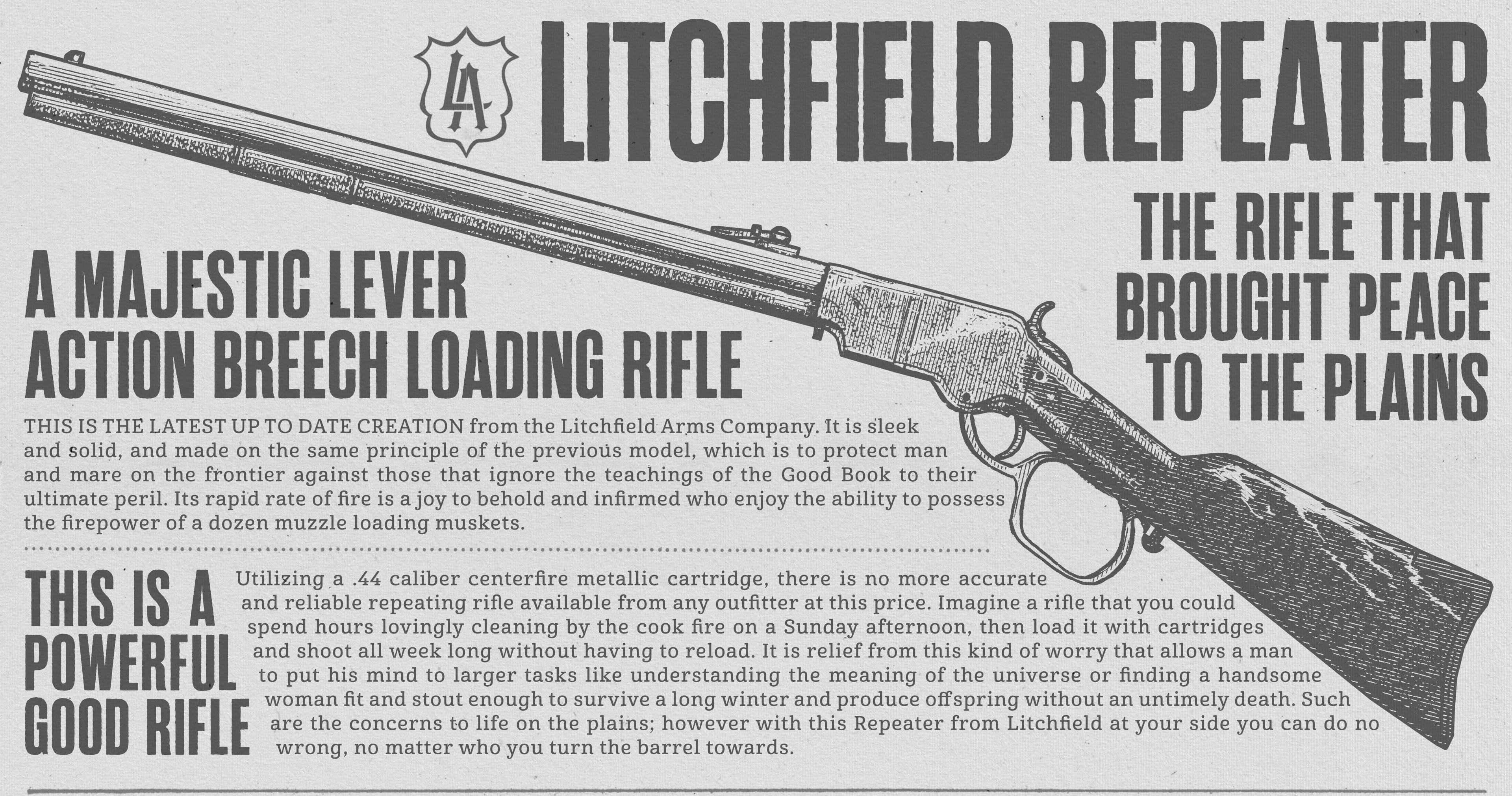 Litchfield Repeater Advertisement for the Litchfield Repeater.