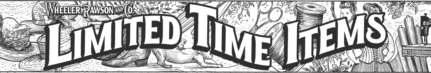 Limited Time Items A western-style Limited Time Items logo for Red Dead Online.