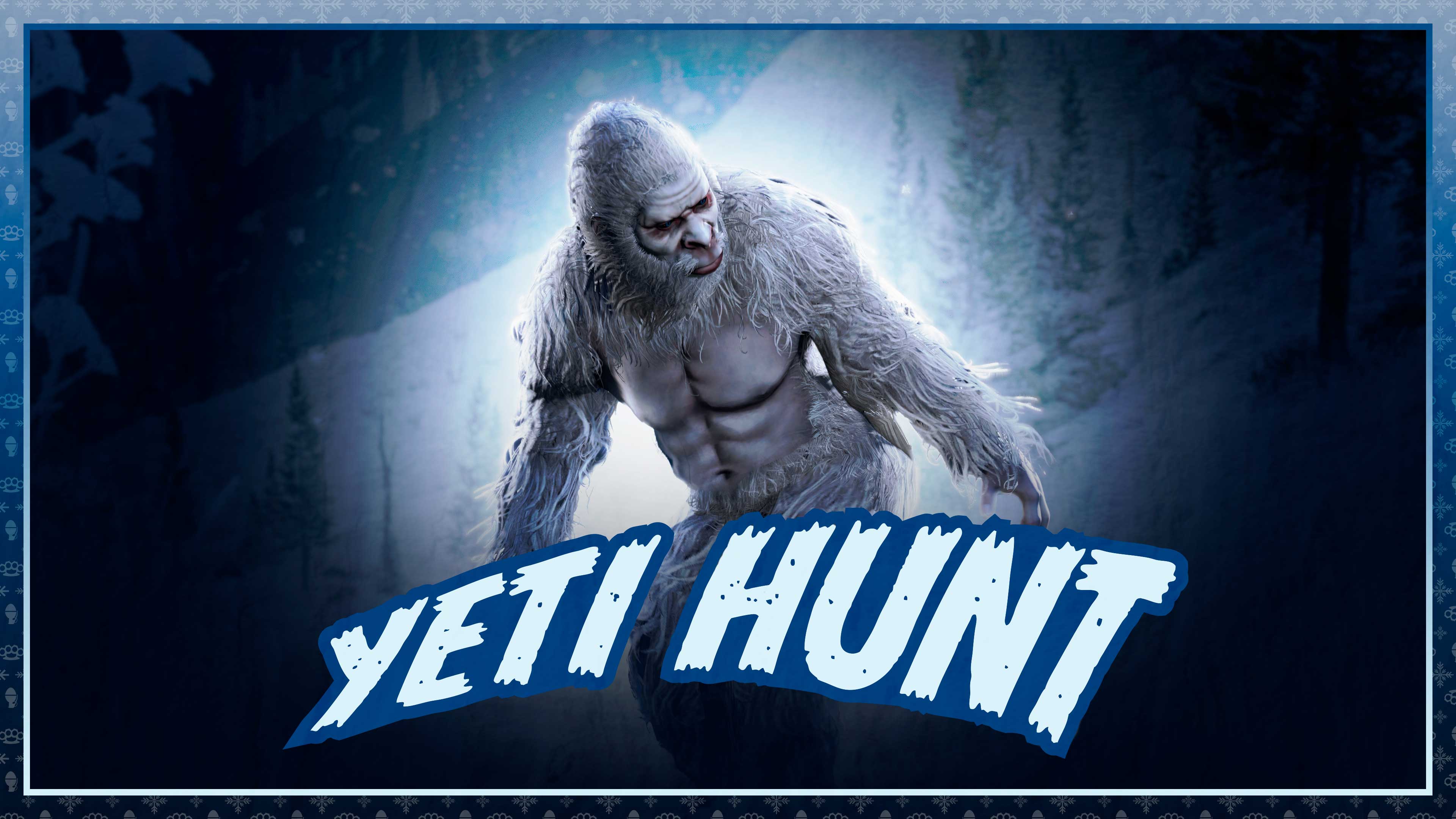 Yeti Hunt Promotional poster for Yeti Hunt Freemode Event in GTA Online.