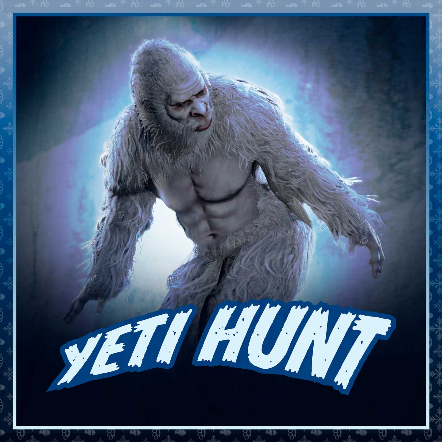 Yeti Hunt Promotional poster for Yeti Hunt Freemode Event in GTA Online.