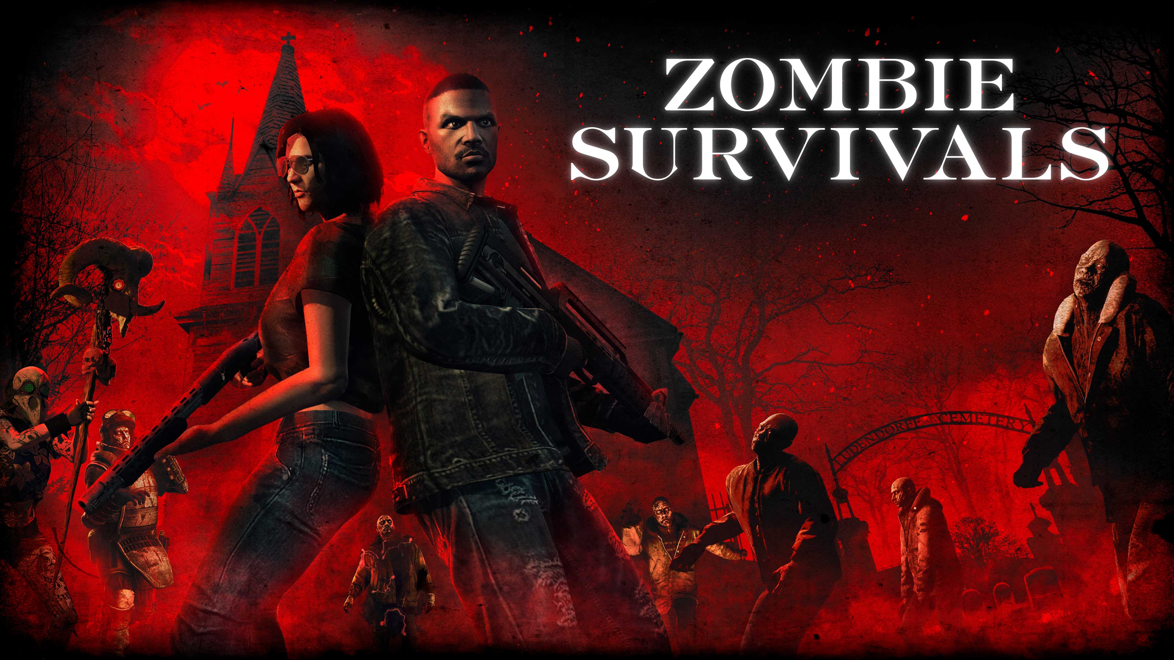 Promotional poster for Zombie Survivals in GTA Online.